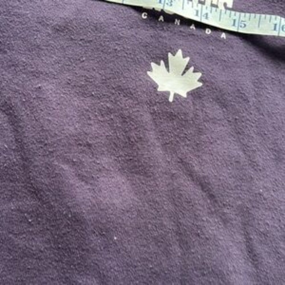 Purple Roots Pullover Sweater Size Small - Picture 3 of 4